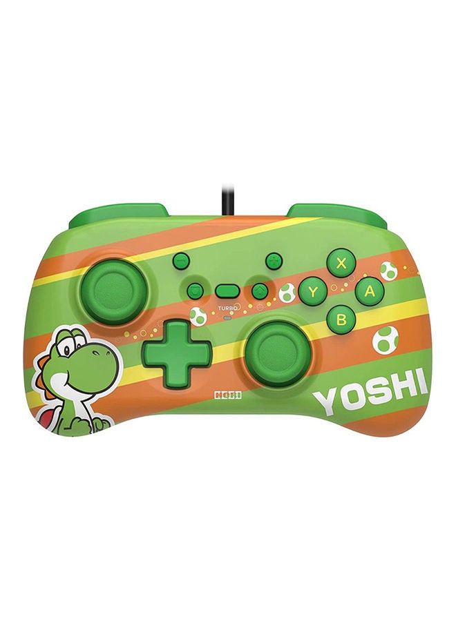 HORI Nintendo Switch HORIPAD Mini Wired Controller Pad - Yoshi - Image 1