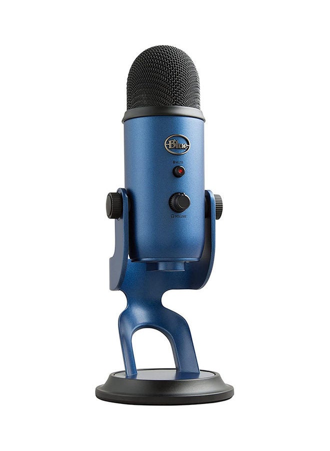 Logitech - Logitech Yeti Premium Multi-Pattern USB Microphone - Blue - Image 1