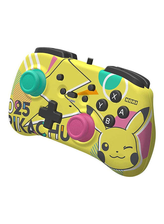 HORI Nintendo Switch HORIPAD Mini Wired Controller Pad - Pikachu POP - Image 2