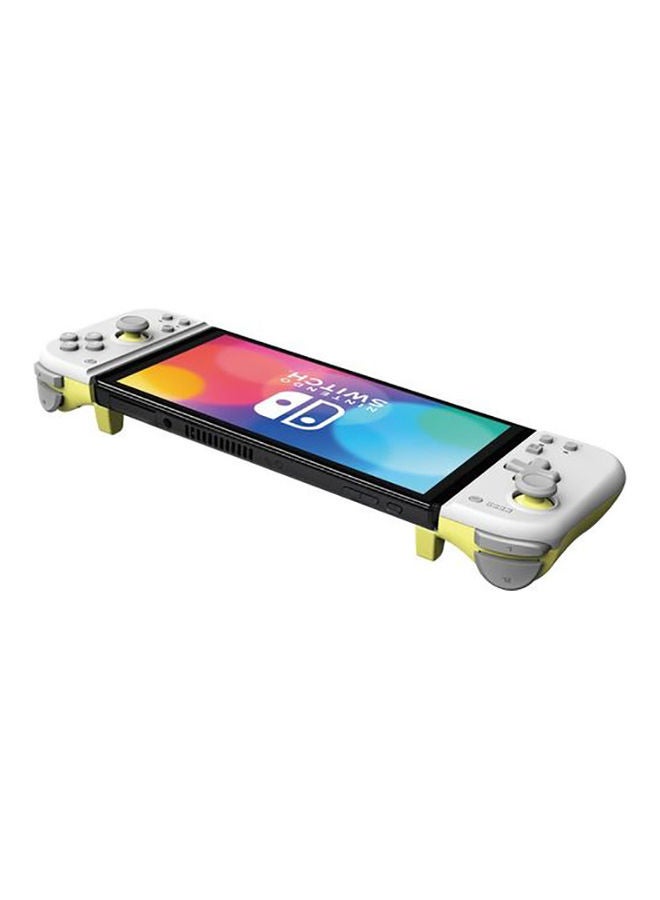 HORI Hori Nintendo Switch Split Pad Compact - Light Gray & Yellow  - Image 3