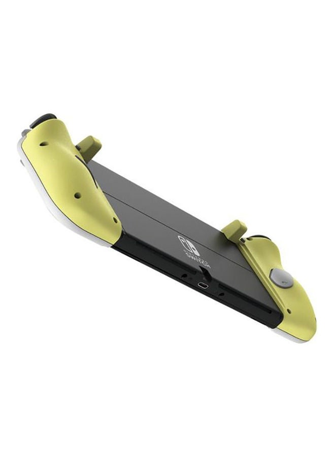 HORI Hori Nintendo Switch Split Pad Compact - Light Gray & Yellow  - Image 4