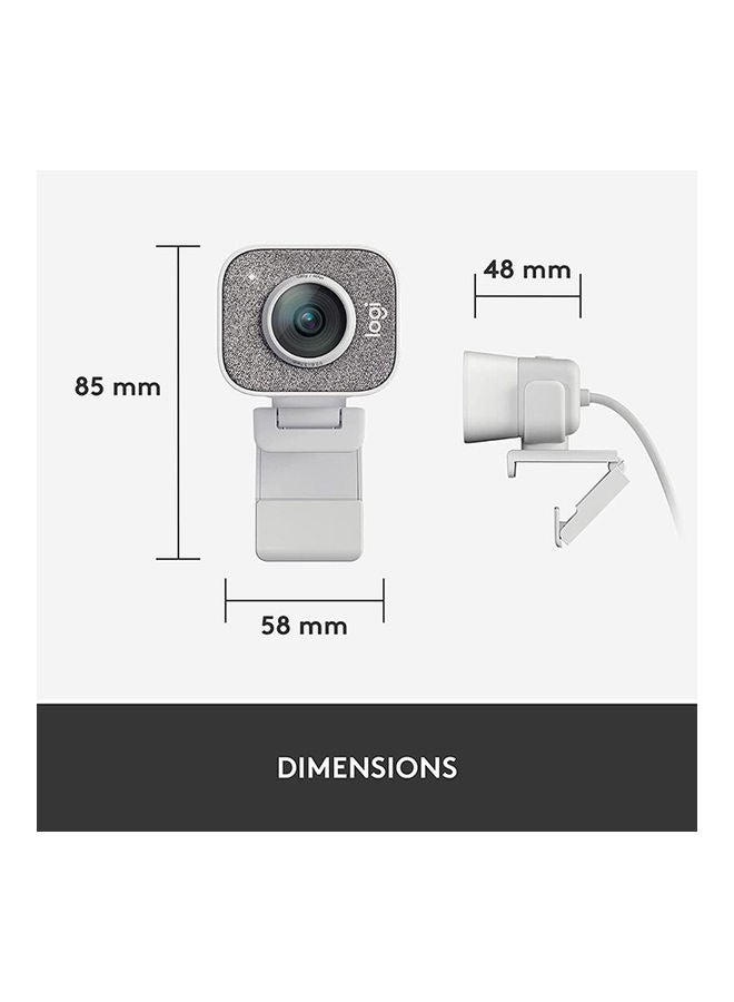 Logitech - Logitech StreamCam Live Streaming Webcam - White - Image 1