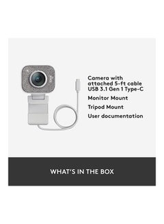 Logitech Logitech StreamCam Live Streaming Webcam - White  - Image 3