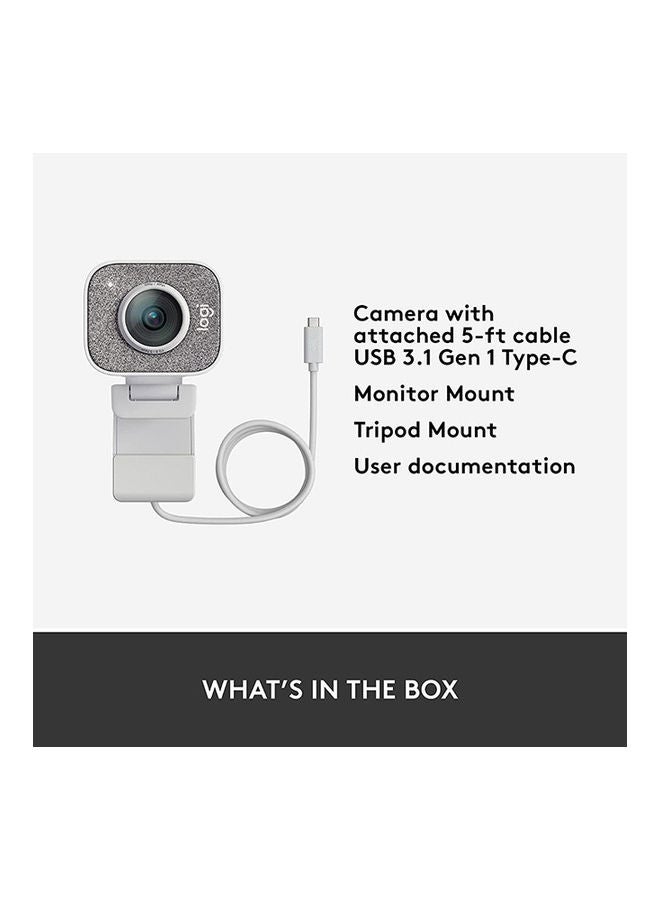Logitech - Logitech StreamCam Live Streaming Webcam - White - Image 1
