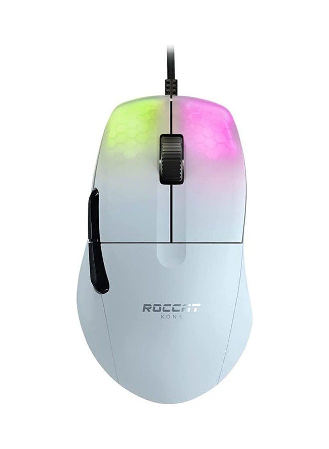 Roccat Kone Pro White Gaming Mouse - Image 1