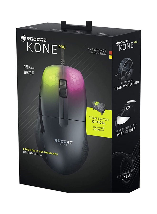 ROCCAT - Roccat Kone Pro Black Gaming Mouse - Image 1