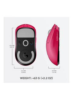 Logitech Logitech G Pro X Superlight Magenta Gaming Mouse  - Image 2