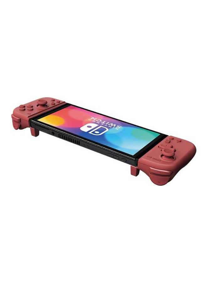 HORI - Hori Nintendo Switch Split Pad Compact - Apricot Red - Image 1