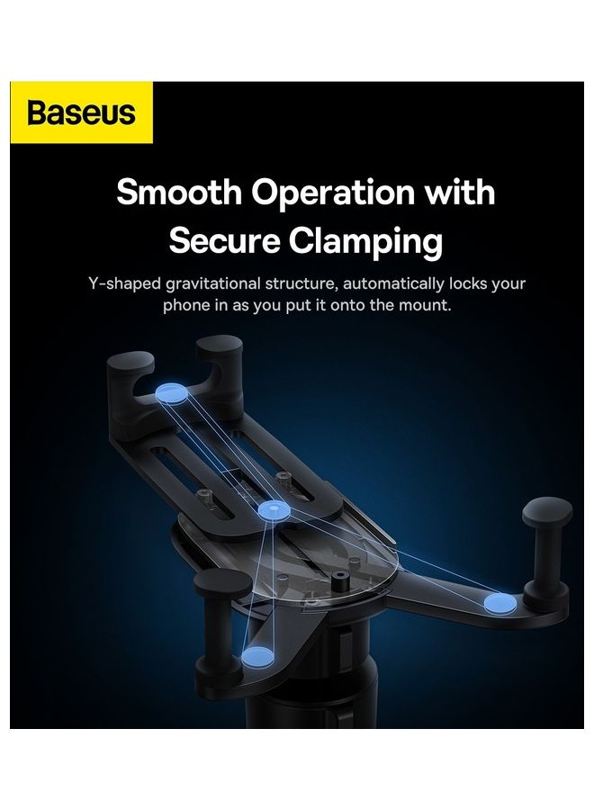 Baseus Wireless Car Charger Mount, Gravity Type 15W Max Qi Fast Charging Car Air Vent Applicable for iPhone 14, 13, 12, 11, X and 8 Series Samsung, Huawei, Xiaomi Black - Image 4