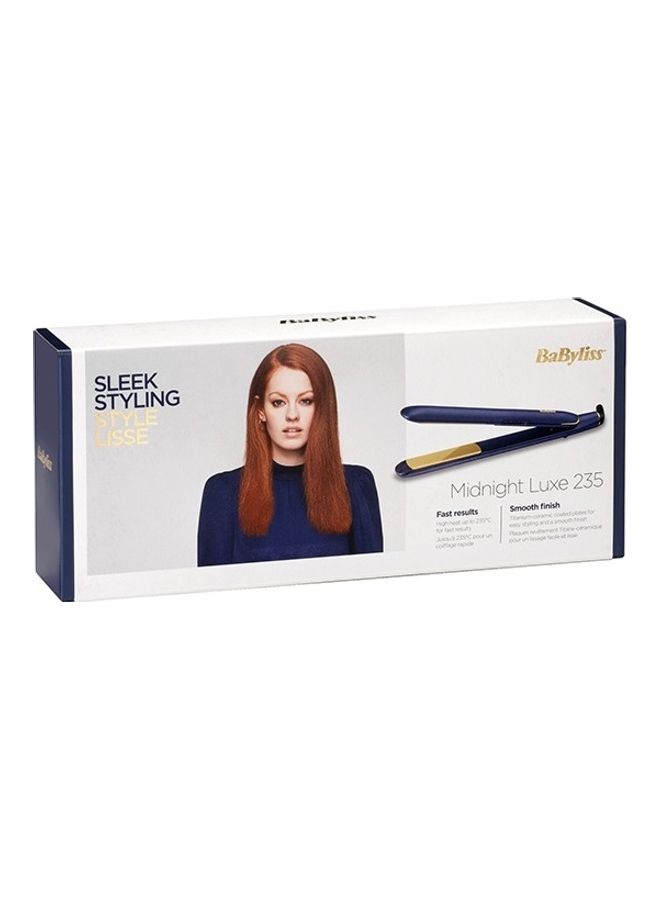 babyliss - Hair Straightener, Up To 235°, 3 Digital Heat Settings, Fast Heat Up, Floating Plates, Titanium Ceramic Coated Plates, Multi Voltage, Auto Shut Off, 2516Psde Blue - Image 1