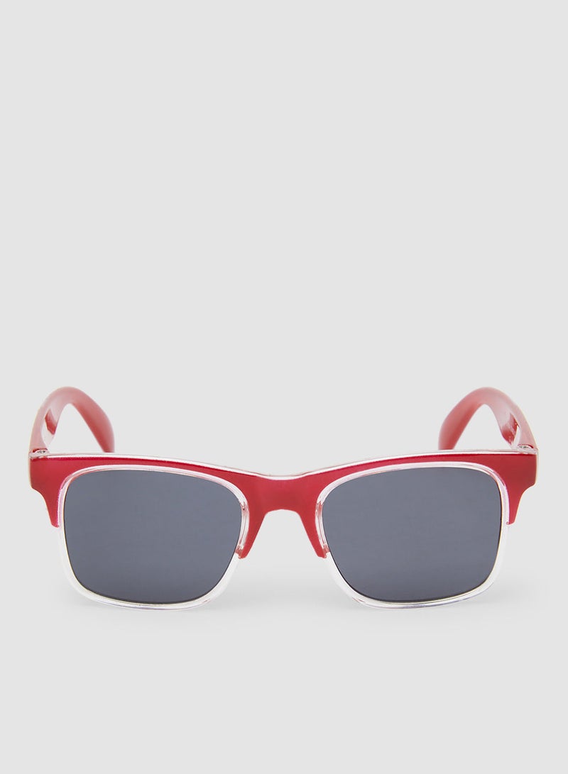 Women's Sunglass With Durable Frame Lens Color Grey Frame Color Maroon - Image 1