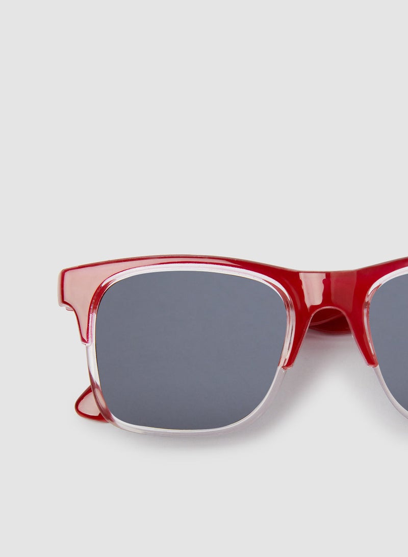 Women's Sunglass With Durable Frame Lens Color Grey Frame Color Maroon - Image 4