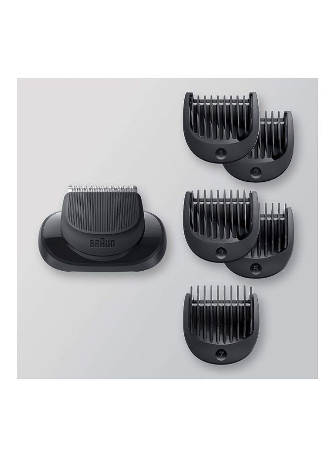 BRAUN - Easy Click Trimmer Attachment For New Generation Series 5 6 And 7 Electric Shaver With Five Different Lengths For Beard Styling 8 x 6.5 x 16cm - Image 1