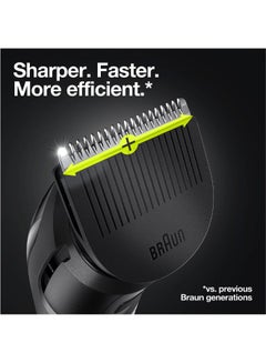 BRAUN Styling Kit 4 In 1 Beard Trimmer SK-3300 With Gillette Fusion 5 Razor Grocery Pack 13.7 x 5.7 x 28.2cm  - Image 4