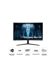 Samsung 32-Inch Odyssey Gaming Monitor Neo G8 Black  - Image 3