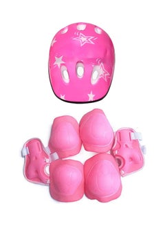 Generic 7-Piece Kids Protective Gear Set Scooter Skate Roller Cycling Knee And Elbow Pads– Assorted  - Image 1