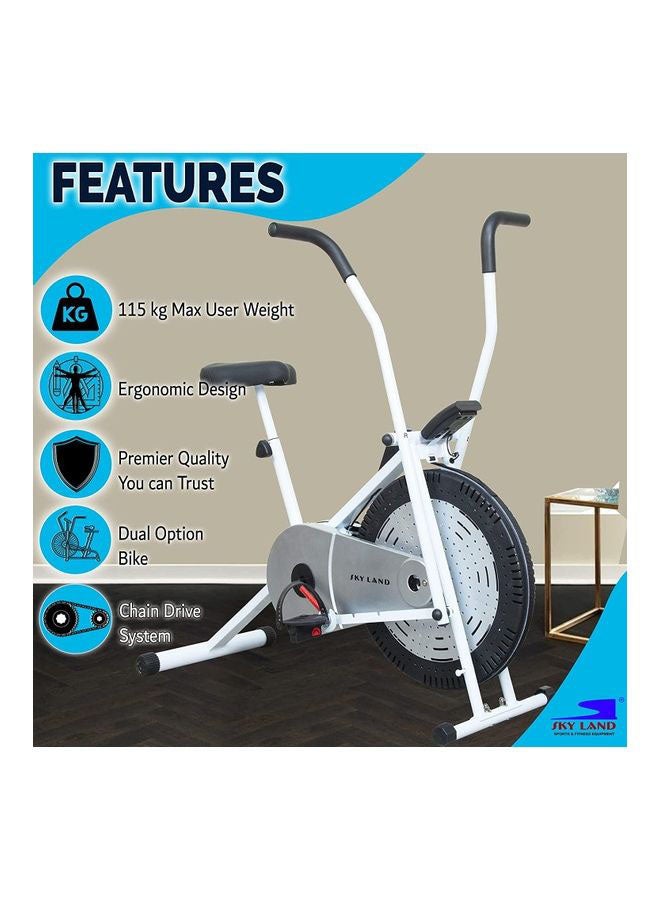 SkyLand Air Exercise Bike With Handlebars 21*92cm  - Image 2