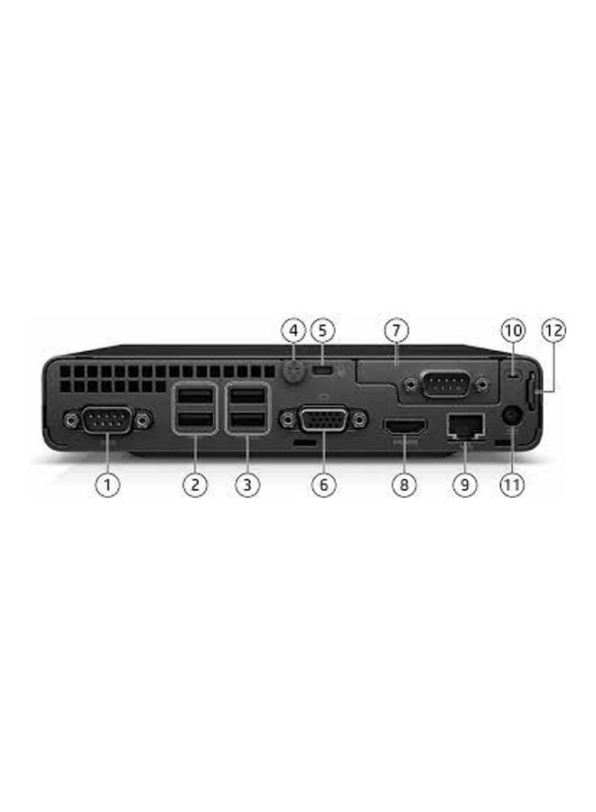 HP - 260g4 Desktop Pc , Core i5 10210u Processor/16GB RAM/512GB SSD/Intel UHD Graphics/Windows 10 Black - Image 1