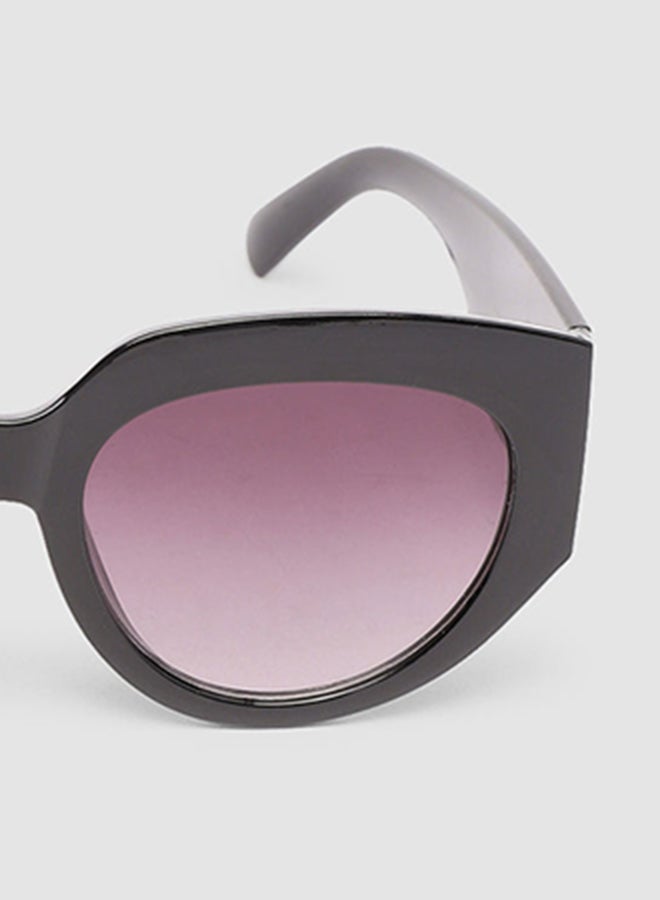 Women's Sunglass With Durable Frame Lens Color Grey Frame Color Black - Image 5