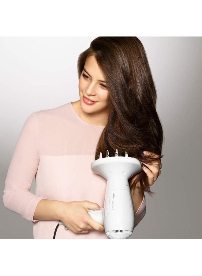 BRAUN Satin Hair 3 Power Perfection Hairdryer With Iontec And Styling Nozzle 2000 Watts 19.6 x 10 x 28.5cm  - Image 3