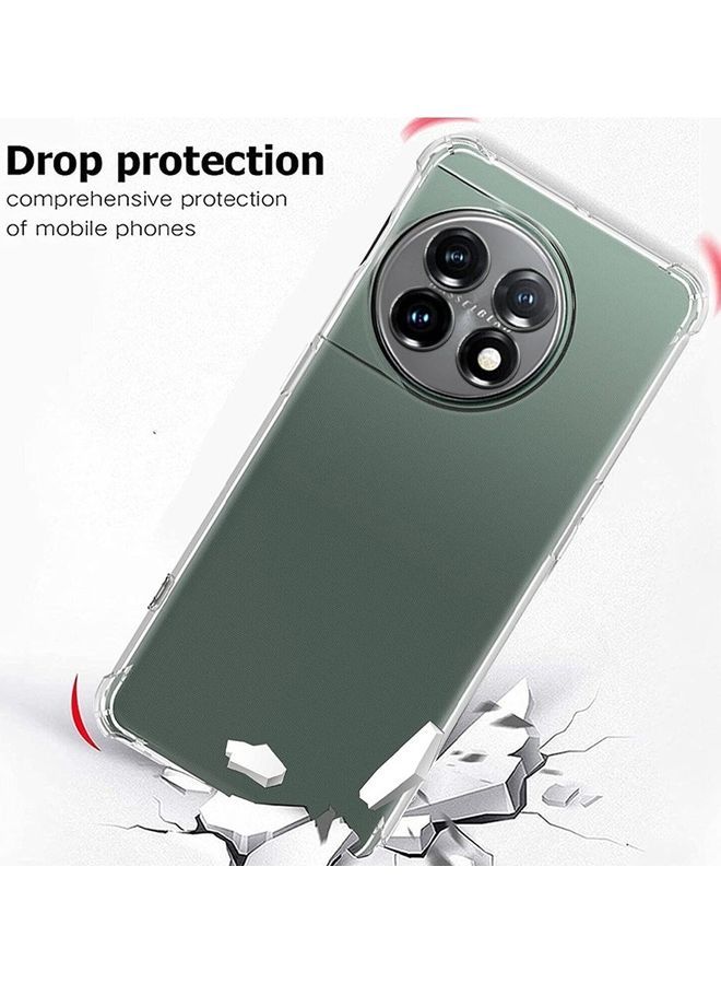 MARGOUN 3Pack for OnePlus 11 Case with 2X Screen Protector Tempered Glass Shockproof Full Body Protection Clear  - Image 4