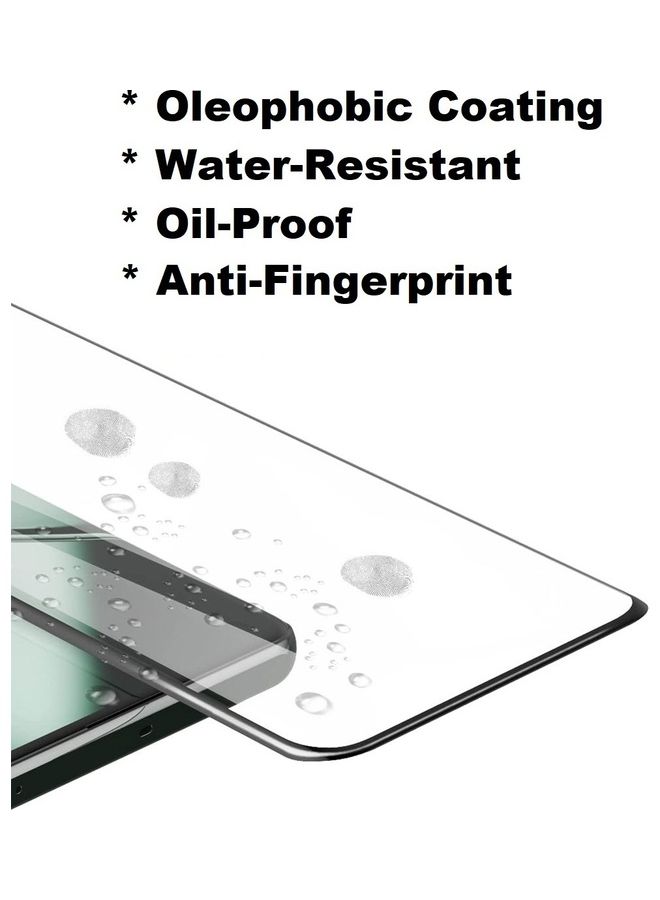 MARGOUN 3Pack for OnePlus 11 Screen Protector Tempered Glass 9H Anti-Scratch Shatterproof HD Curved Edge to Edge Full Coverage Film 6.7 inch Clear/Black - Image 5