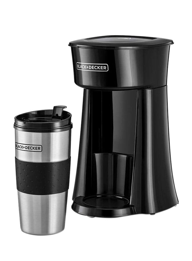 Coffee Maker With Travel Mug 360 ml 650 W DCT10-B5 Black/Silver 