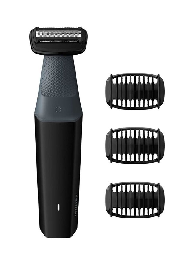 Philips Smooth Body Includes 3 comb shave Series 3000 Black/Grey 350grams - Image 1
