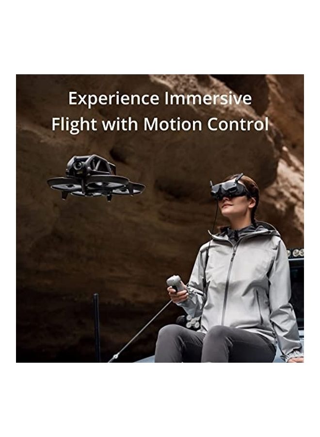 dji - Avata First Person View Drone UAV Quadcopter With 4K Stabilized Video Super Wide 155 Degree Fov Built In Propeller Guard HD Low Latency Transmission Emergency Brake And Hover - Image 1