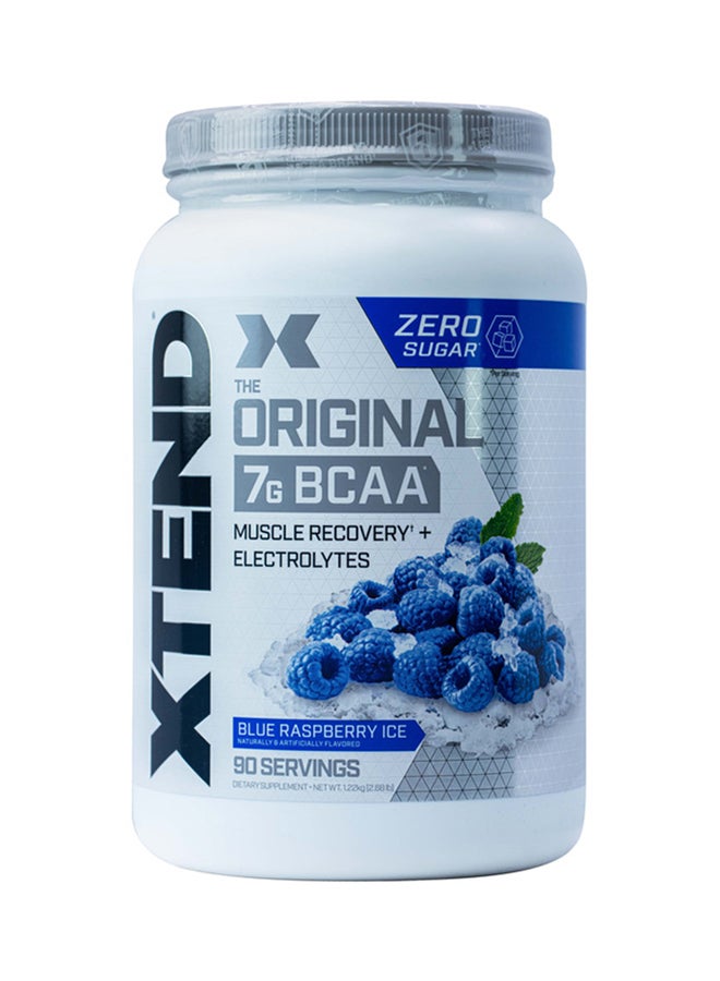 XTEND - Xtend The Original 7G BCAA Dietary Supplement - Blue Raspberry Ice -90 Servings-1.22kg - Image 1