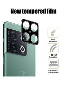 MARGOUN OnePlus 10 Pro Camera Lens Protector 9H Tempered Glass 2.5D Anti-Scratch Case Friendly Shatterproof Black/Clear  - Image 2