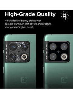 MARGOUN OnePlus 10 Pro Camera Lens Protector 9H Tempered Glass 2.5D Anti-Scratch Case Friendly Shatterproof Black/Clear  - Image 4