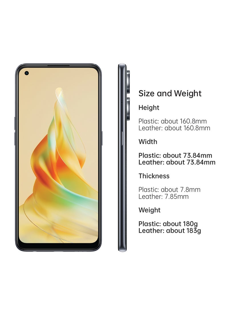 OPPO Reno 8T Dual SIM Midnight Black 8GB RAM 256GB 4G LTE- Middle East Version  - Image 3