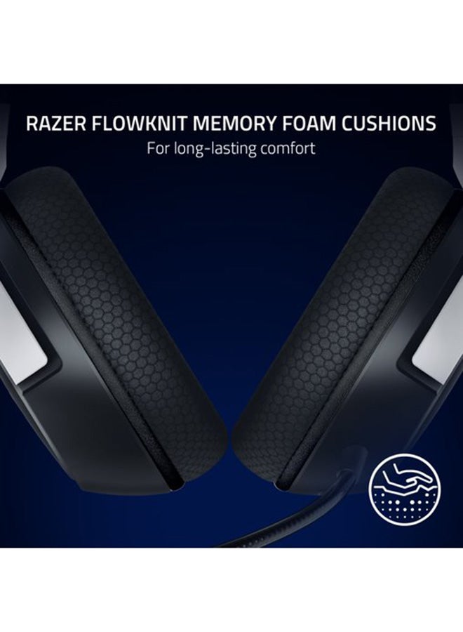 RAZER Razer Kaira HyperSpeed Wireless Gaming Headset for Playstation 5 / PS5, PS4, PC, Mobile: 50mm Drivers - HyperClear Cardioid Mic - Memory Foam Cushions - Bluetooth - 30 Hr Battery - White & Black  - Image 5