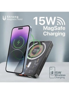 بروميت 10000mAh شفاف 15W Mag الآمن شاحن لاسلكي قوة البنك 10000.0 mAh أبيض  - Image 3