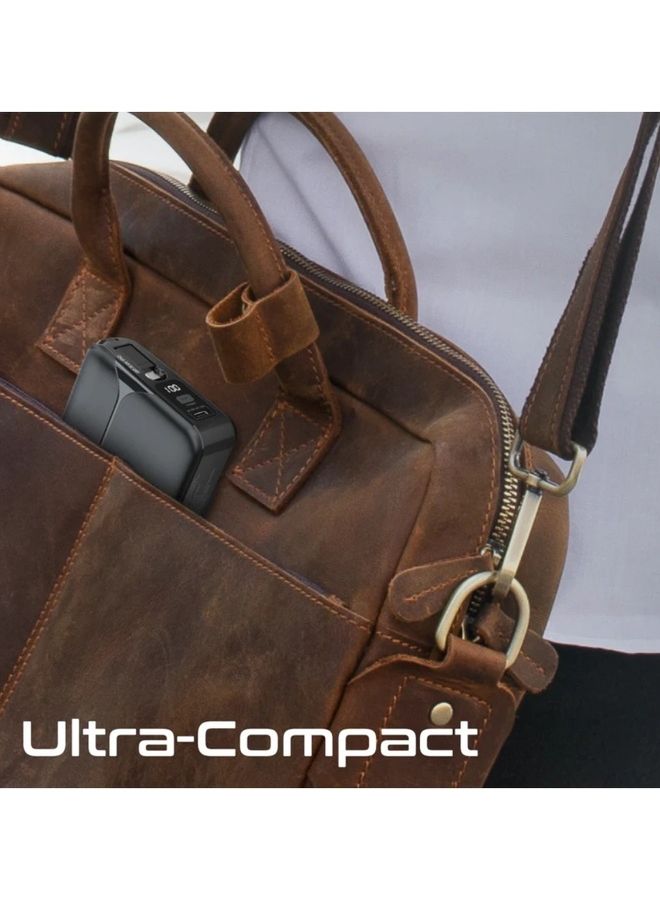 PROMATE - 20000.0 mAh Ultra Compact 20000mAh Fast Charging Power Bank With AC Charger Black - Image 1