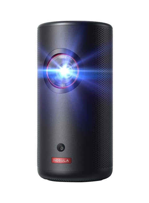 Anker Nebula Capsule 3 Laser 1080p, Smart, Wi-Fi, Mini Projector, Black, Portable Projector, Dolby Digital, Laser Projector, Autofocus, 120-Inch Picture, Built-in Battery, 2.5 Hours of Playtime D2426 Black