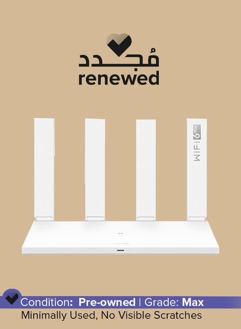 تم تجديده - جهاز توجيه WiFi Ax3 ثنائي النواة