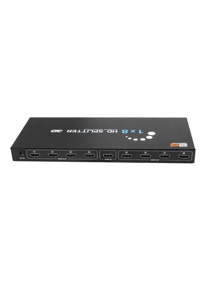 محول مقسم بعدد 8 منافذ HDMI أسود - v1676891898/N43224581A_1