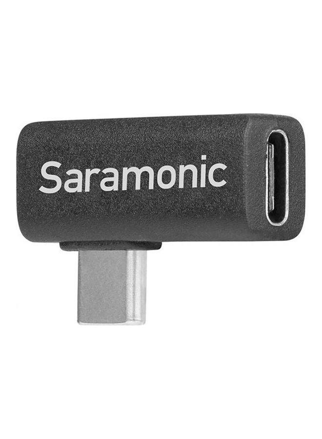 Saramonic - Omnidirectional Lavalier Microphone With Usb Type-C Connector For Android Devices LavMicro U3A Black - Image 1