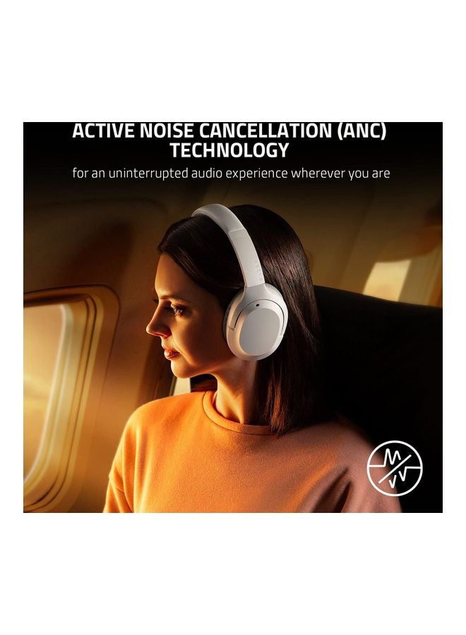 RAZER - Opus X Wireless Low Latency Headset - Active Noise Cancellation (ANC), Bluetooth 5.0-60ms Low Latency, Customed-Tuned 40mm Drivers, Built-in Microphones - Mercury - Image 1