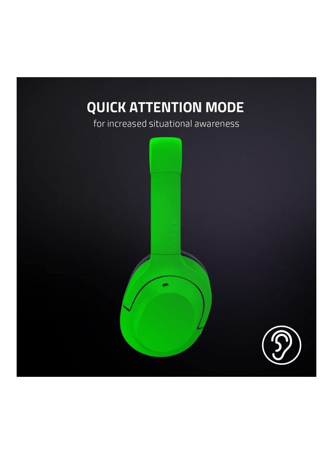 RAZER - Opus X Wireless Low Latency Headset - Active Noise Cancellation (ANC), Bluetooth 5.0-60ms Low Latency, Customed-Tuned 40mm Drivers, Built-in Microphones - Mercury - Image 1