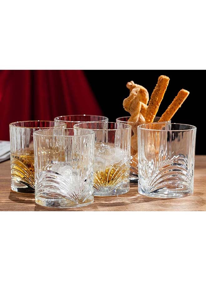 RCR Aurea,Set Of 6Pcs,Old Fashioned Cup 28CL Clear - Image 2
