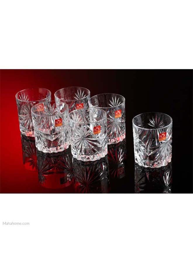 RCR Oasis Set Of 6 Pieces Old Fashion Cup Clear 320ml - Image 1