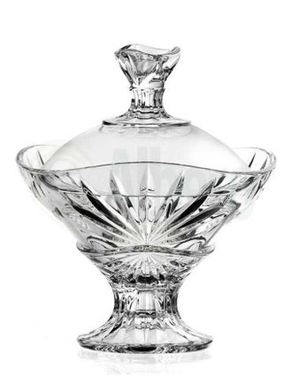 Oasis Candy Bowl Stand With Lid Clear - v1676892520/N32072394A_1