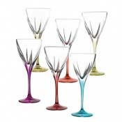 RCR Fusion Set Of 6 Pieces Glasses Multicolour 250ml - Image 1