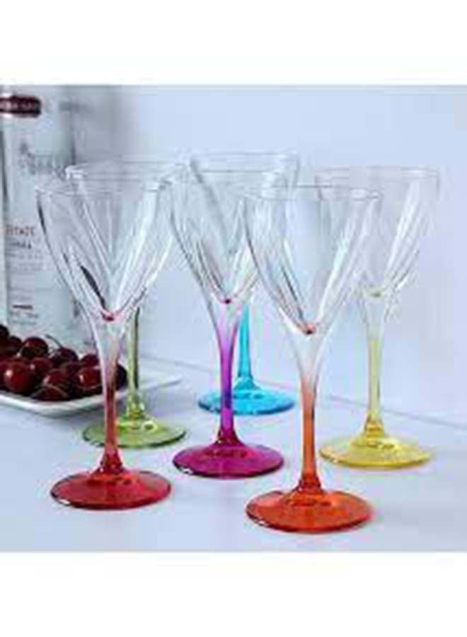 RCR Fusion Set Of 6 Pieces Glasses Multicolour 250ml - Image 2