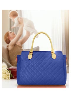 Sunveno Styler Fashion diaper Bag With Multiple Pockets - Blue  - Image 4