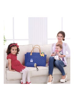 Sunveno Styler Fashion diaper Bag With Multiple Pockets - Blue  - Image 5
