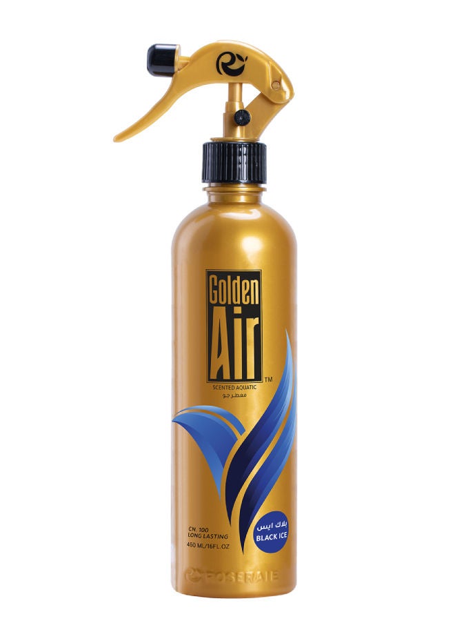 ROSERAIE Golden Air, Air Freshener Golden CN100 Black Ice Gold 460ml 